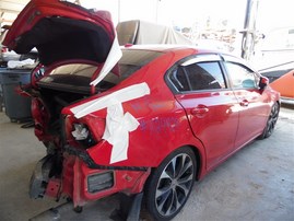 2014 Honda Civic SI Red Sedan 2.4L Vtec Mt #A24929